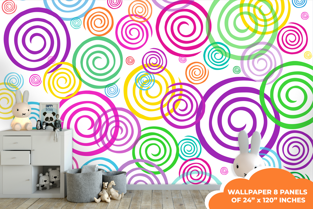 Zoonicorn Swirls Peel and Stick Wallpaper X Zoonicorn Series - Prime Collection - Theme Wallpaper Mural for Interior Design (EGDZOO023) - egraphicstore