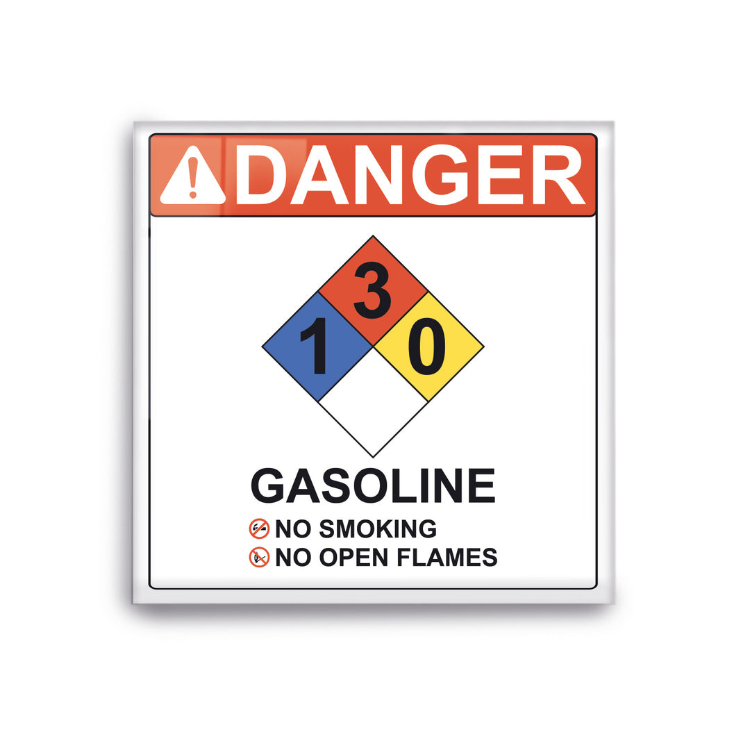 Safety Sign Square - Warning Signs - Prohibition Signs - Acrylic Signage For Workplace - Multiple Size Options - egraphicstore