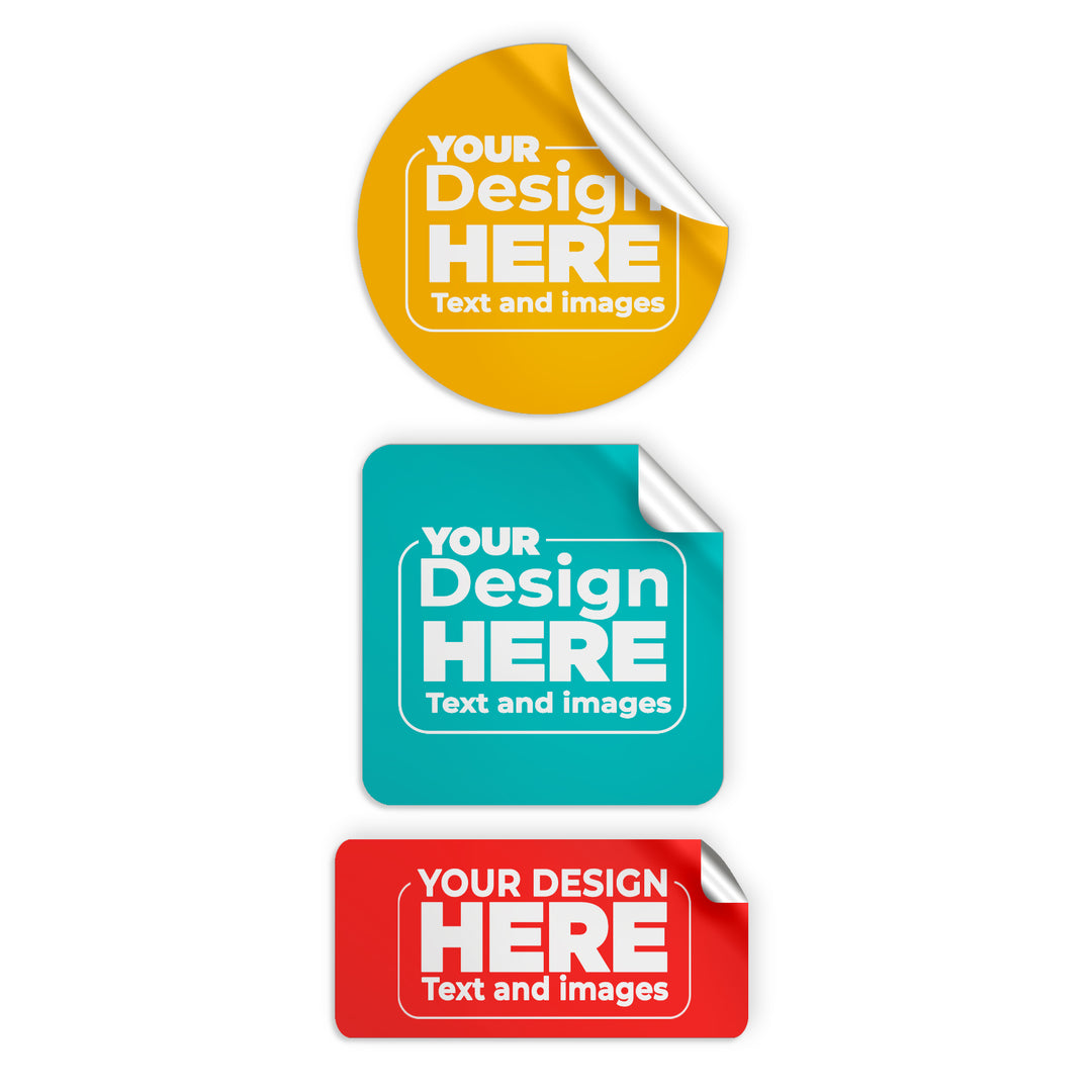 Die Cut Personalized Vinyl Stickers (120 Pack) - Custom Made Any Name - Text or Logo Here Ideal for Your Business or Startups - egraphicstore