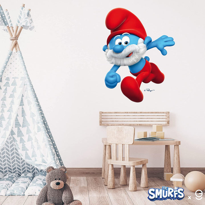 The Smurfs Wall Decal - EGD X The Smurfs Series - Prime Collection - Baby Girl or Boy - Nursery Wall Decal for Baby Room Decorations - Mural Wall Decal Sticker (EGDTS032) - egraphicstore
