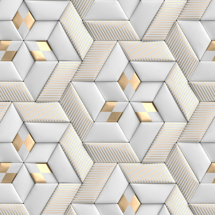 Golden Geometrics Wallpaper