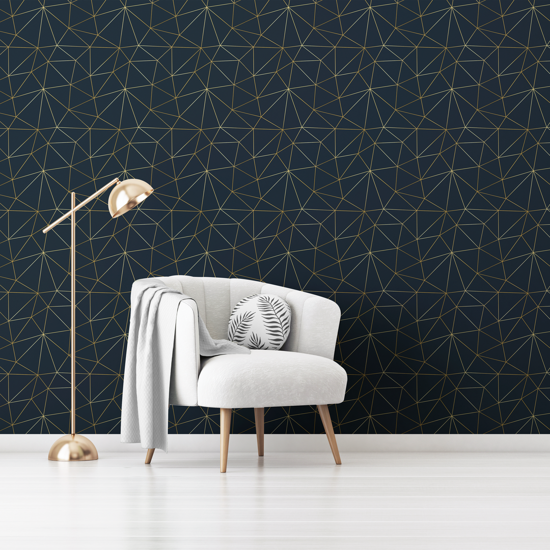 Geometric Glamour Wallpaper