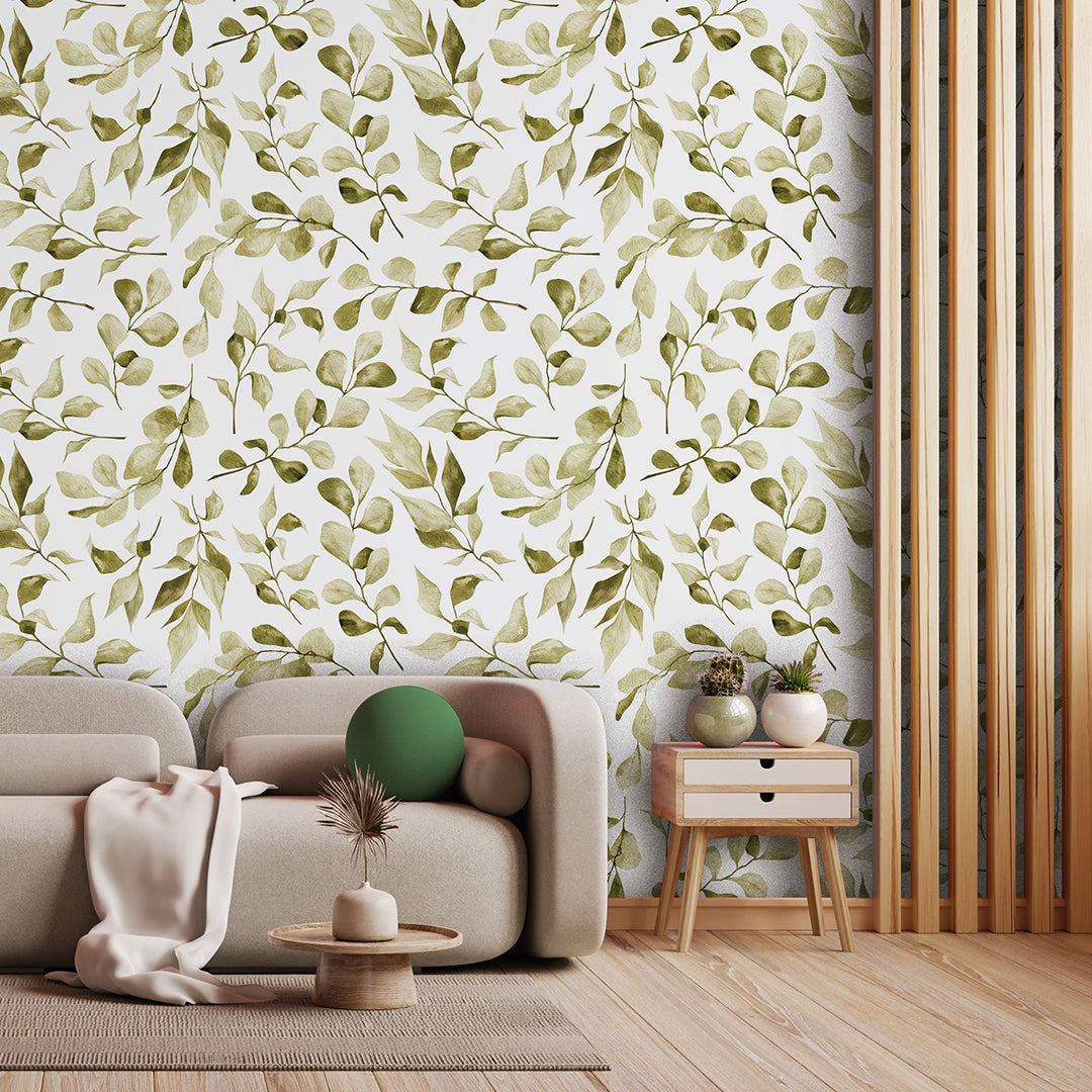 Serene Foliage Wallpaper