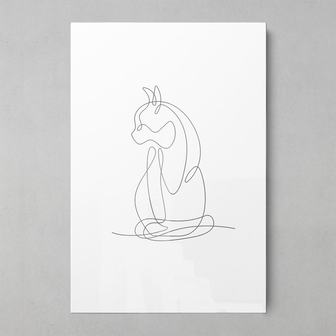 Poise and Whiskers Wall Art