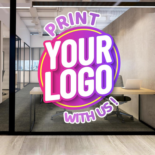 Decal de Vinilo con tu Logo — Para Vidrieras y Paredes | Custom Business Logo Decal — Window & Wall Vinyl for Storefronts
