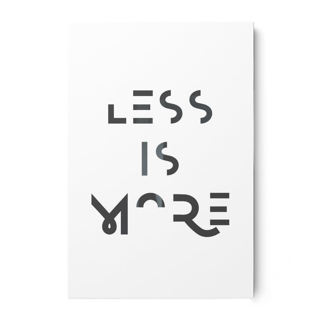 Less is more Wall Art