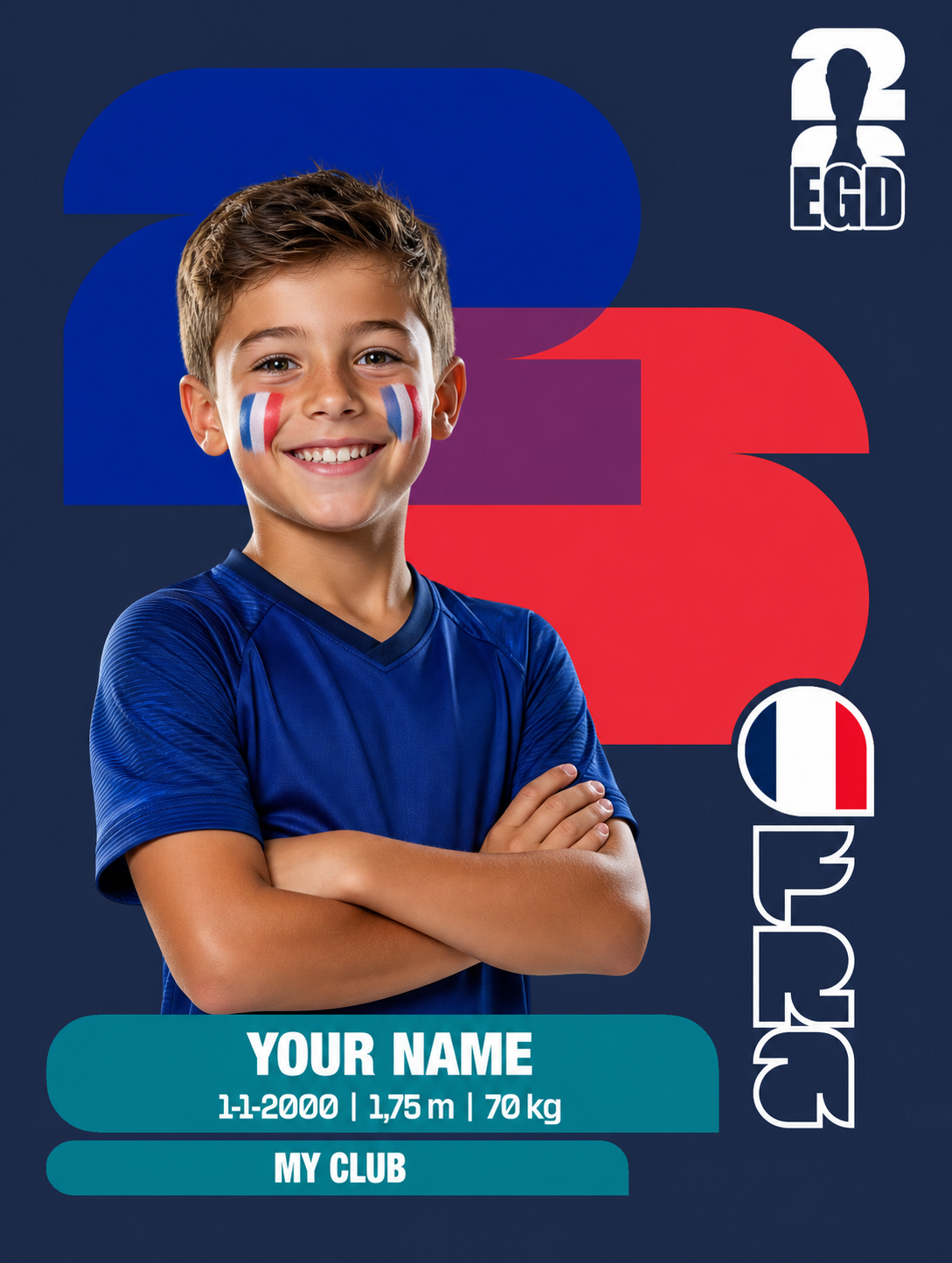 Custom World Cup 2026 Card — Single