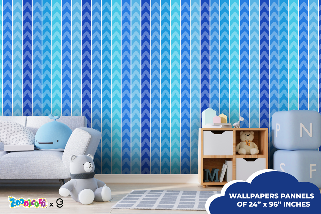 Zoonicorn Valeo Single Pattern Peel and Stick Wallpaper - EGD X Zoonicorn Series - Prime Collection - Theme Wallpaper Mural for Interior Design (EGDZOO015) - egraphicstore