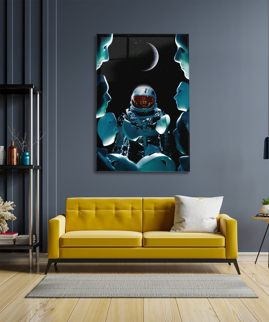 Acrylic Modern Wall Art Astronaut Series - Acrylic Wall Art - Picture Photo Printing Artwork - Multiple Size Options (ASTRO001) - egraphicstore