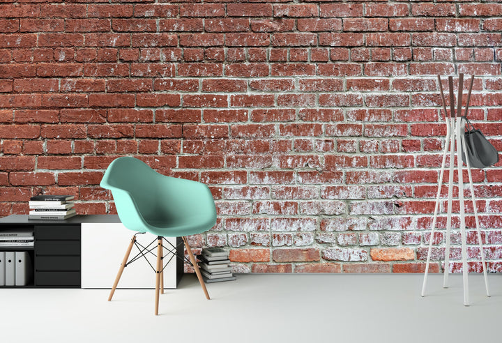 Brick Wall with Paint Wallpaper (R1049) - egraphicstore
