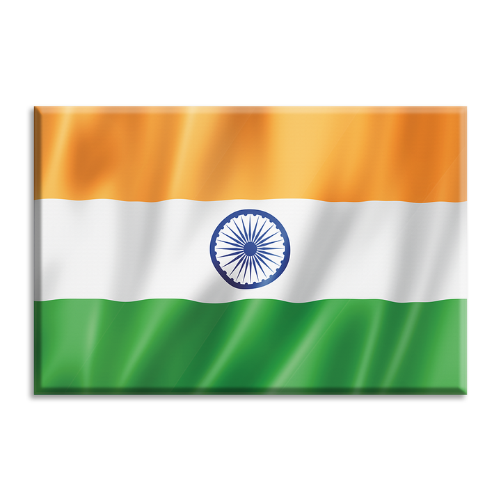 Acrylic Frame Modern Wall Art India - Country Flags Series - Interior Design - Acrylic Wall Art - Picture Photo Printing Artwork - Multiple Size Options - egraphicstore