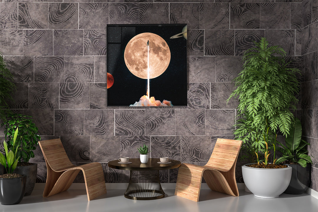 Acrylic Modern Wall Art Astronaut Series - Acrylic Wall Art - Picture Photo Printing Artwork - Multiple Size Options (ASTRO010) - egraphicstore