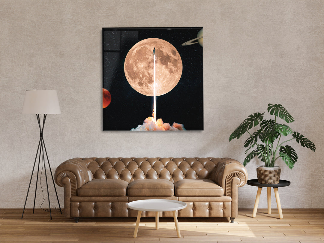 Acrylic Modern Wall Art Astronaut Series - Acrylic Wall Art - Picture Photo Printing Artwork - Multiple Size Options (ASTRO010) - egraphicstore