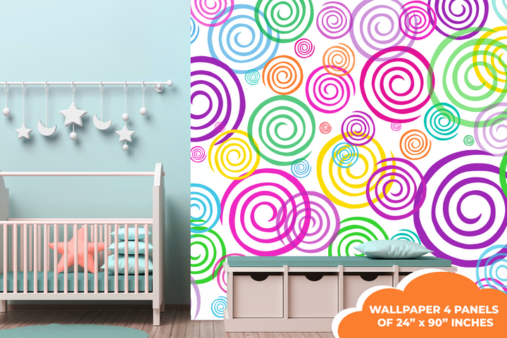 Zoonicorn Swirls Peel and Stick Wallpaper X Zoonicorn Series - Prime Collection - Theme Wallpaper Mural for Interior Design (EGDZOO023) - egraphicstore