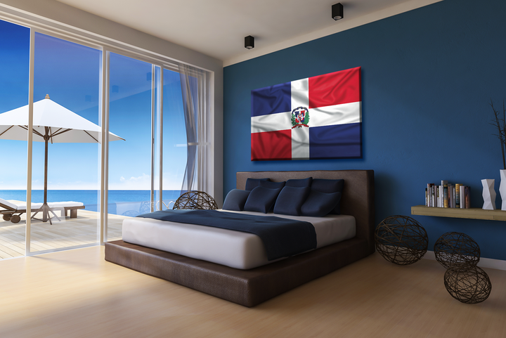 Acrylic Frame Modern Wall Art Dominican Republic - Country Flags Series - Interior Design - Acrylic Wall Art - Picture Photo Printing Artwork - Multiple Size Options - egraphicstore
