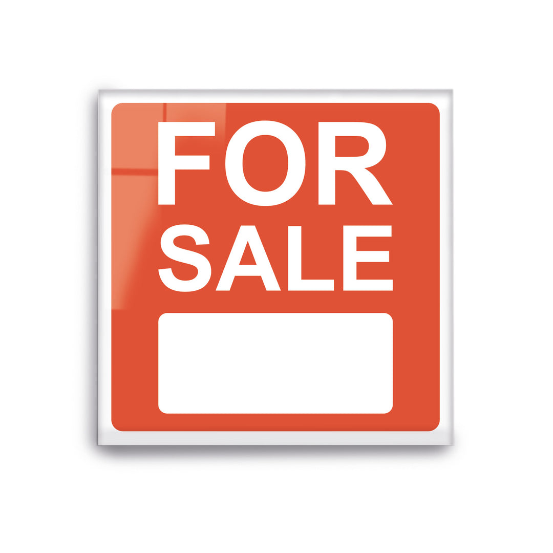 For Sale and For Rent Signs Square - Personalized Acrylic Signage - Custom Acrylic Signage For Rent and Sale - Multiple Size Options - egraphicstore