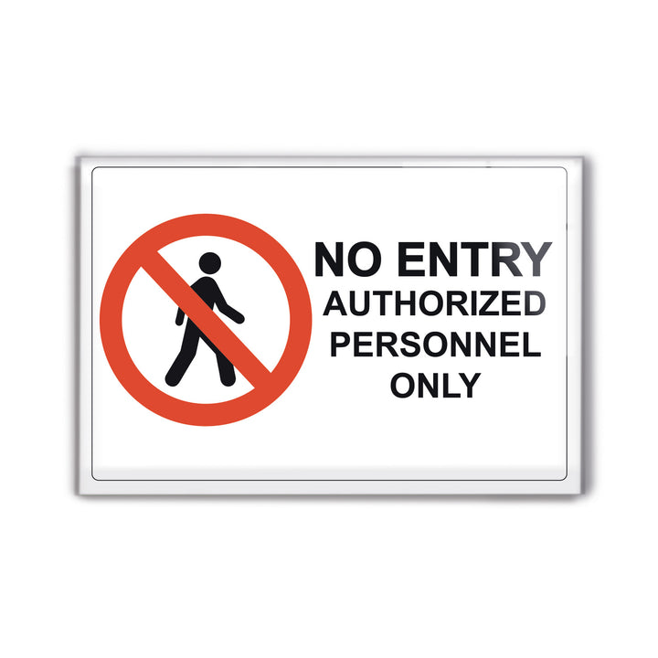 Safety Sign Horizontal - Warning Signs - Prohibition Signs - Acrylic Signage For Workplace - Multiple Size Options - egraphicstore