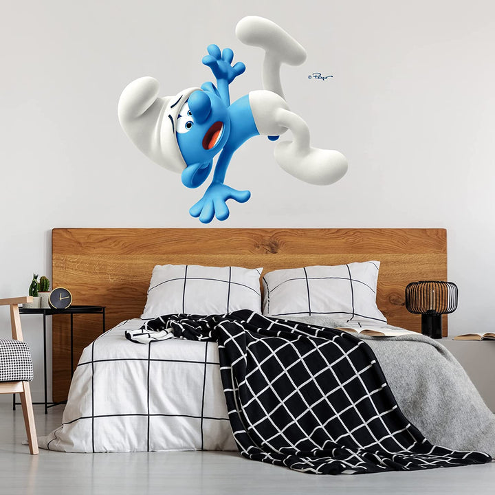 The Smurfs Wall Decal - EGD X The Smurfs Series - Prime Collection - Baby Girl or Boy - Nursery Wall Decal for Baby Room Decorations - Mural Wall Decal Sticker (EGDTS029) - egraphicstore