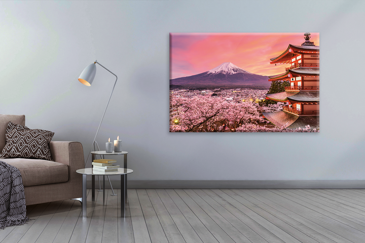 Acrylic Glass Frame Modern Wall Art Mt. Fuji - Wonders Of Nature Series - Interior Design - Acrylic Wall Art - Picture Photo Printing Artwork - Multiple Size Options - egraphicstore