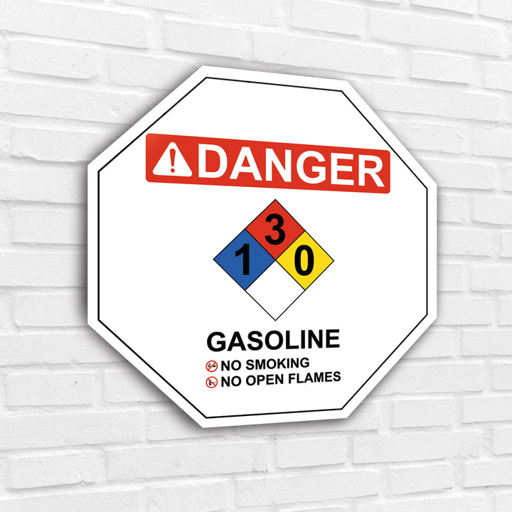 Safety Sign Hexagonal - Warning Signs - Prohibition Signs - Acrylic Signage For Workplace - Multiple Size Options - egraphicstore
