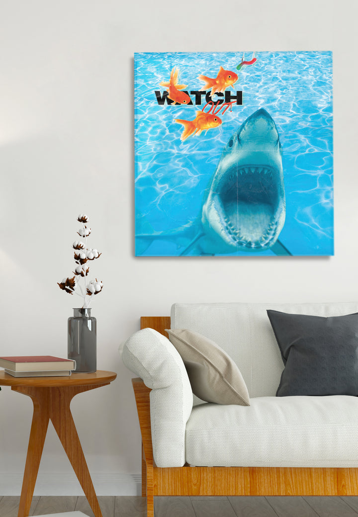 Acrylic Modern Art Shark Animal Series - Acrylic Wall Art NFT - Picture Photo Printing Artwork - Multiple Size Options - egraphicstore