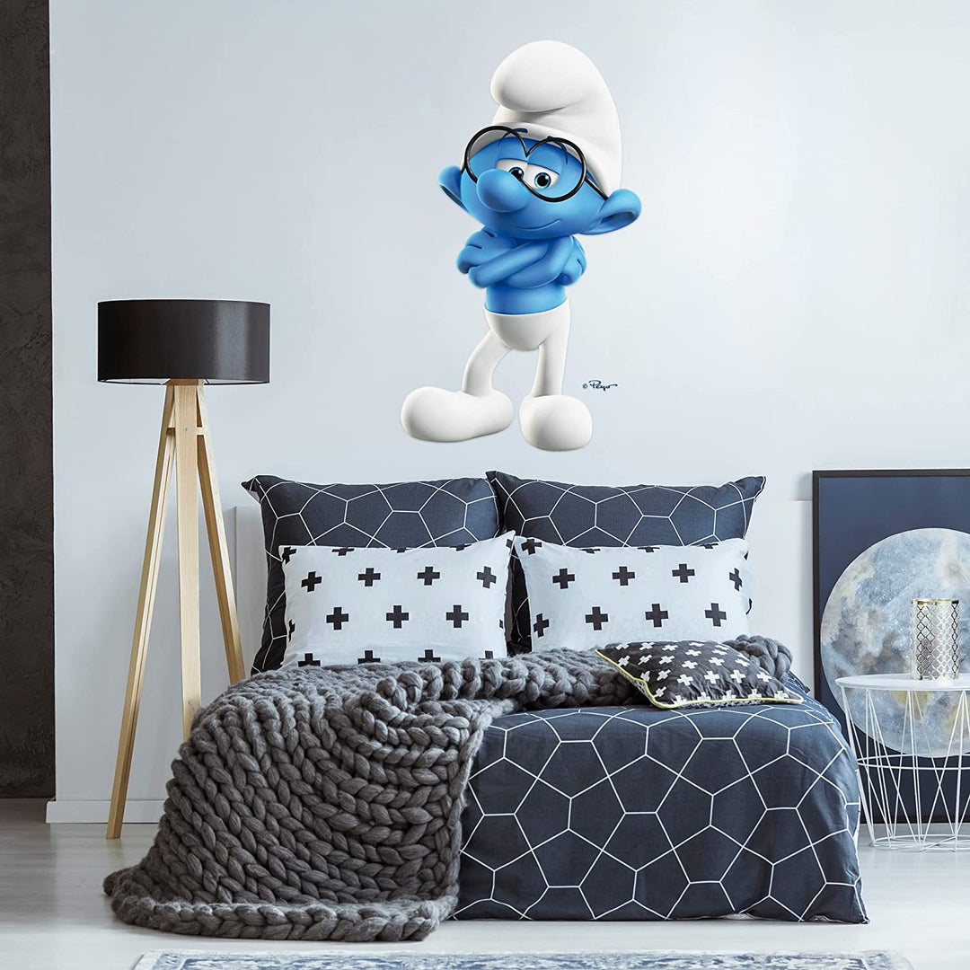 The Smurfs Wall Decal - EGD X The Smurfs Series - Prime Collection - Baby Girl or Boy - Nursery Wall Decal for Baby Room Decorations - Mural Wall Decal Sticker (EGDTS028) - egraphicstore