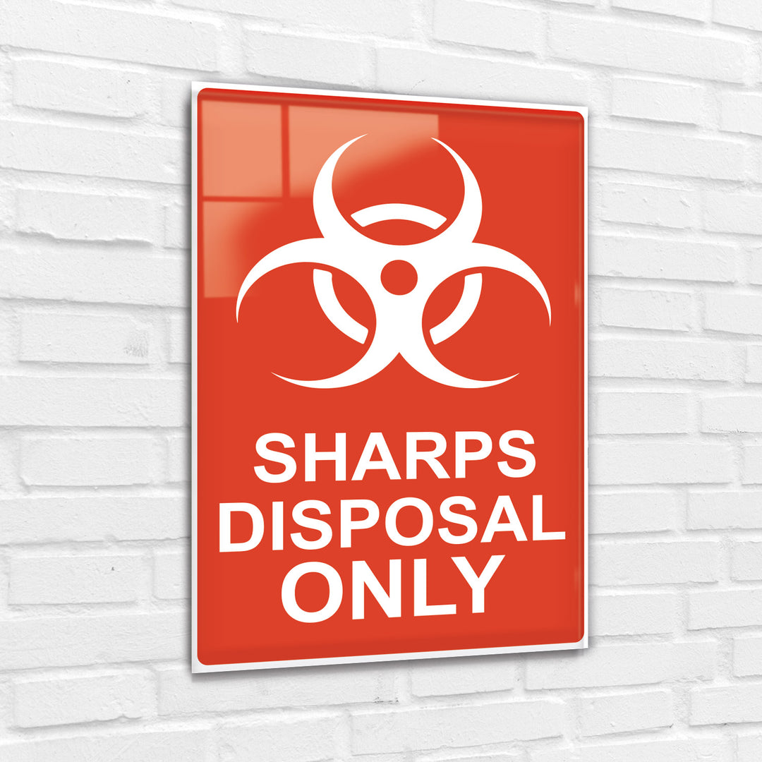 Health and Safety Sign Vertical - Medical Signs - Acrylic Signage For Workplace - Multiple Size Options - egraphicstore