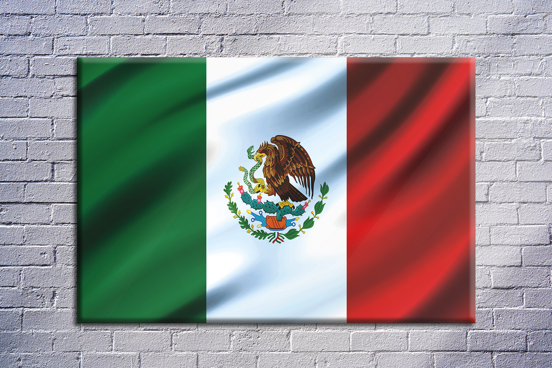 Acrylic Frame Modern Wall Art Mexico - Country Flags Series - Interior Design - Acrylic Wall Art - Picture Photo Printing Artwork - Multiple Size Options - egraphicstore