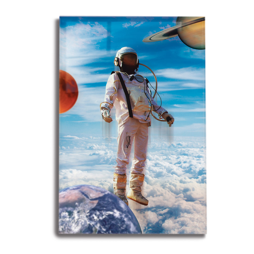 Acrylic Modern Wall Art Astronaut Series - Acrylic Wall Art - Picture Photo Printing Artwork - Multiple Size Options (ASTRO002) - egraphicstore