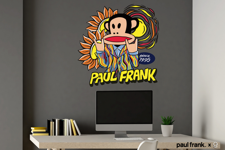 Paul Frank Peel and Stick Wall Decal - EGD X Paul Frank Series - Prime Collection - Baby Girl or Boy - Nursery Wall Decal for Baby Room Decorations - Mural Wall Decal Sticker (EGDPF003) - egraphicstore