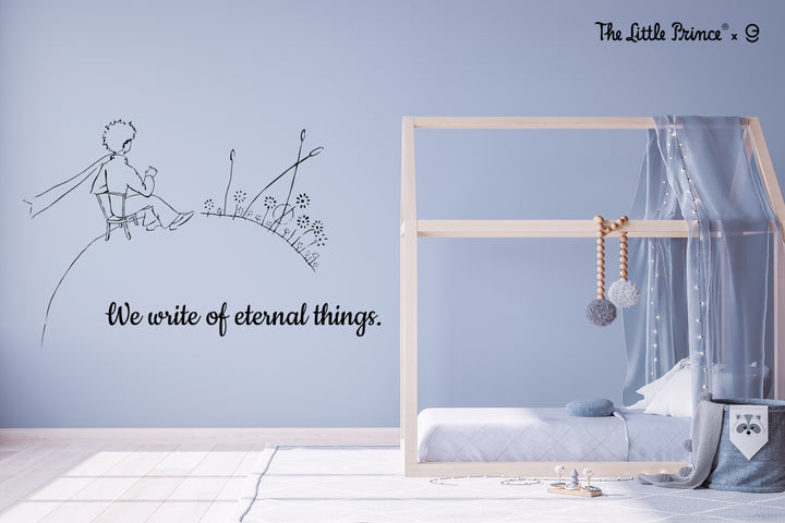 Little Prince Wall Decal - EGD X The Little Prince Series - Prime Collection - Baby Girl or Boy - Nursery Wall Decal for Baby Room Decorations - Mural Wall Decal Sticker (EGDLP018) - egraphicstore