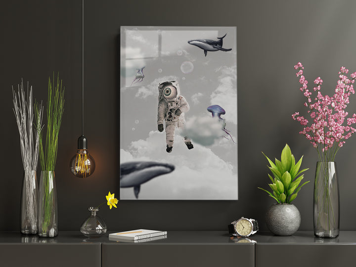 Acrylic Modern Wall Art Astronaut Series - Acrylic Wall Art - Picture Photo Printing Artwork - Multiple Size Options (ASTRO011) - egraphicstore
