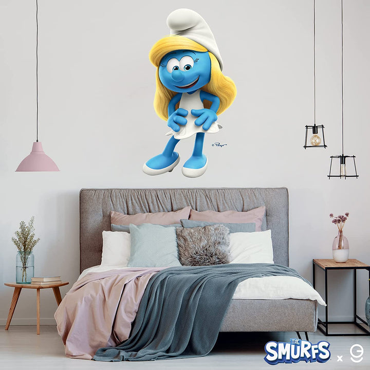The Smurfs Wall Decal - EGD X The Smurfs Series - Prime Collection - Baby Girl or Boy - Nursery Wall Decal for Baby Room Decorations - Mural Wall Decal Sticker (EGDTS030) - egraphicstore