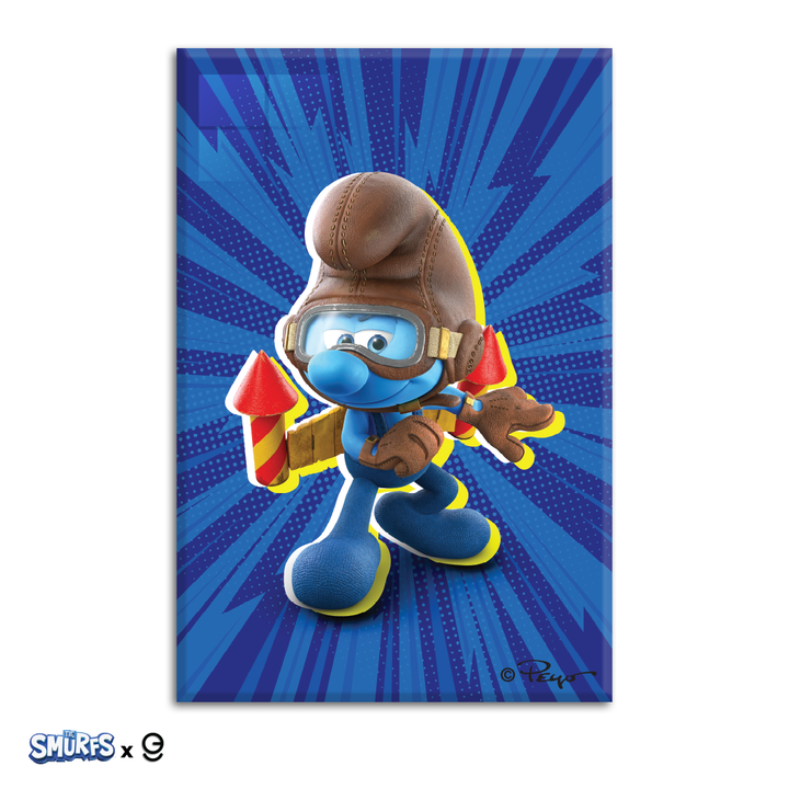 The Smurfs Acrylic Frame Modern Wall Art - EGD X The Smurfs Series - Prime Collection - Interior Design - Acrylic Wall Art - Picture Photo Printing Artwork - Multiple Size Options (EGDTS003) - egraphicstore