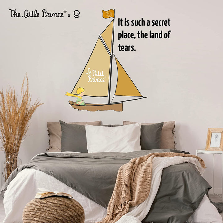 The Little Prince Wall Decal - EGD X The Little Prince Series - Prime Collection - Baby Girl or Boy - Nursery Wall Decal for Baby Room Decorations - Mural Wall Decal Sticker (EGDLP039) - egraphicstore