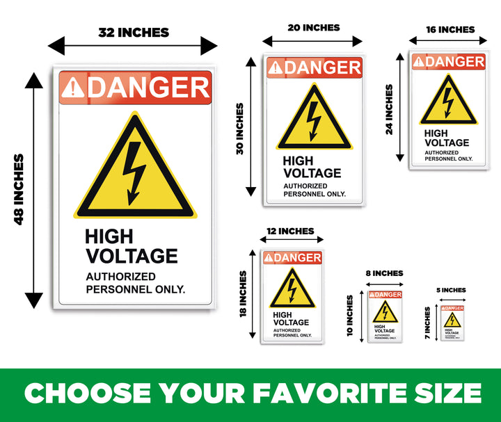 Safety Sign Vertical - Warning Signs - Prohibition Signs - Acrylic Signage For Workplace - Multiple Size Options - egraphicstore
