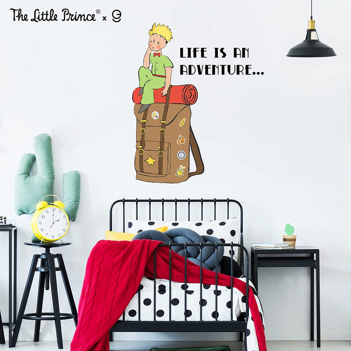 The Little Prince Wall Decal - EGD X The Little Prince Series - Prime Collection - Baby Girl or Boy - Nursery Wall Decal for Baby Room Decorations - Mural Wall Decal Sticker (EGDLP038) - egraphicstore