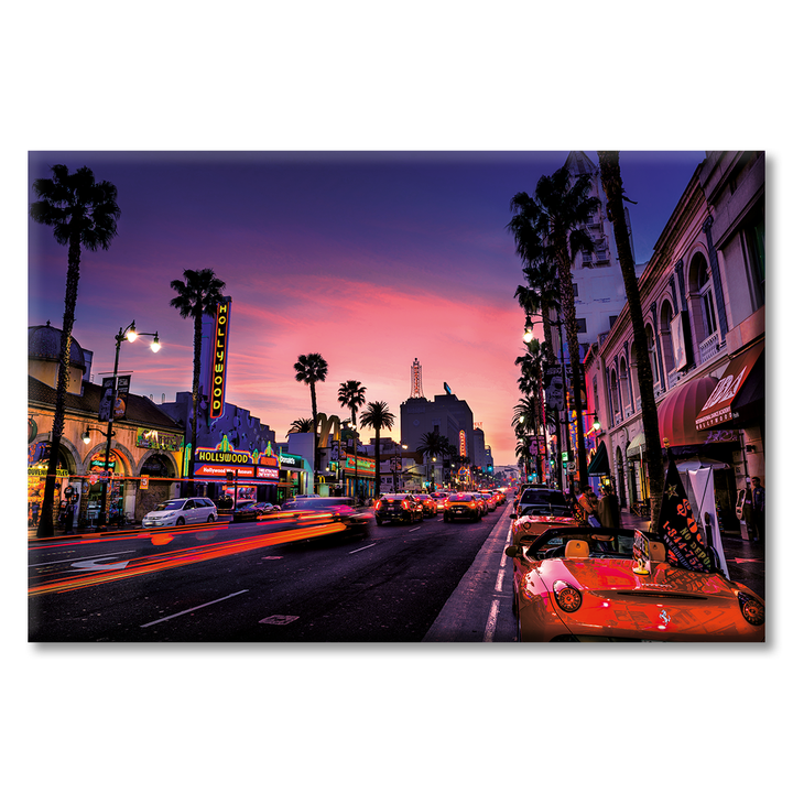 Acrylic Glass Frame Modern Wall Art Los Angeles - Tourist Sites Series - Interior Design - Acrylic Wall Art - Picture Photo Printing Artwork - Multiple Size Options - egraphicstore