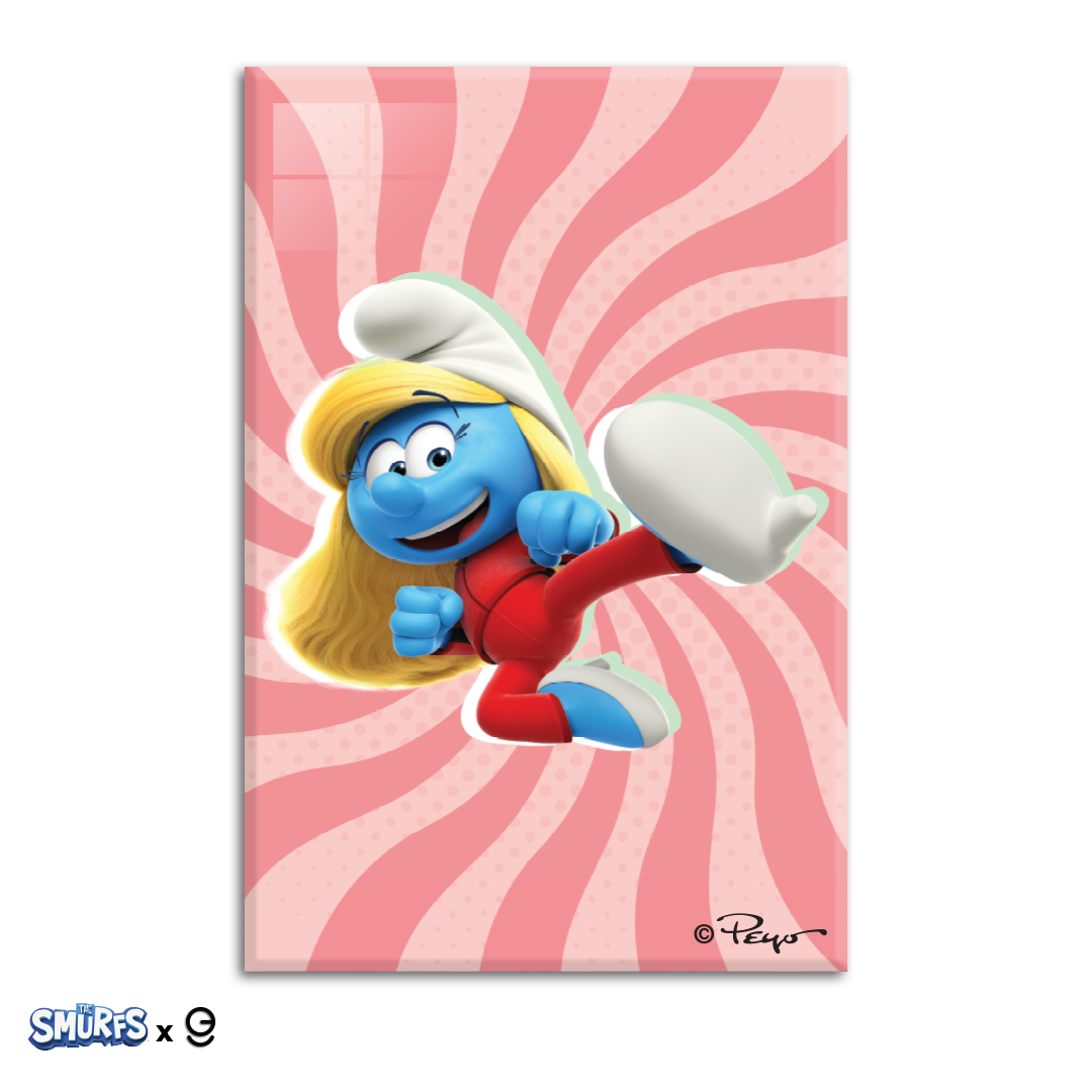 The Smurfs Acrylic Frame Modern Wall Art - EGD X The Smurfs Series - Prime Collection - Interior Design - Acrylic Wall Art - Picture Photo Printing Artwork - Multiple Size Options (EGDTS004) - egraphicstore