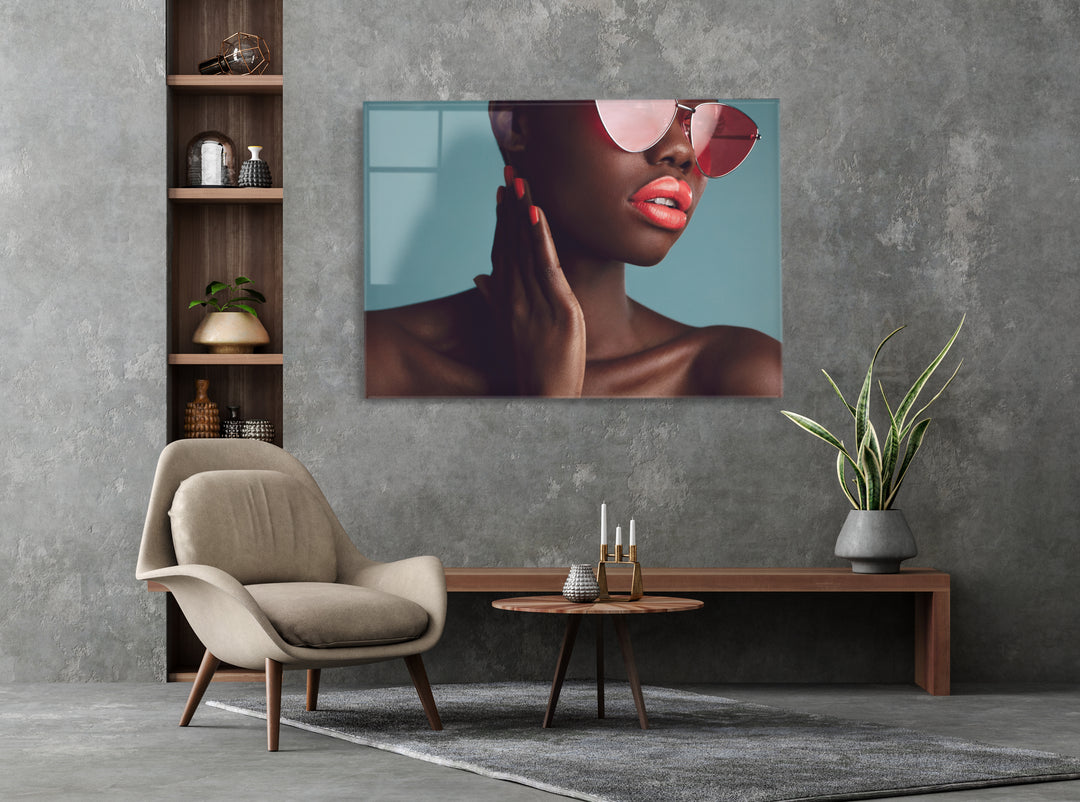Acrylic Modern Wall Art Vibrant Color - Glamorous Lips Series - Acrylic Wall Art - Picture Photo Printing Artwork - Multiple Size Options - egraphicstore