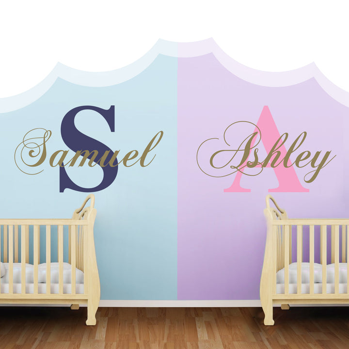 Custom Name in Gold Wall Decal - egraphicstore
