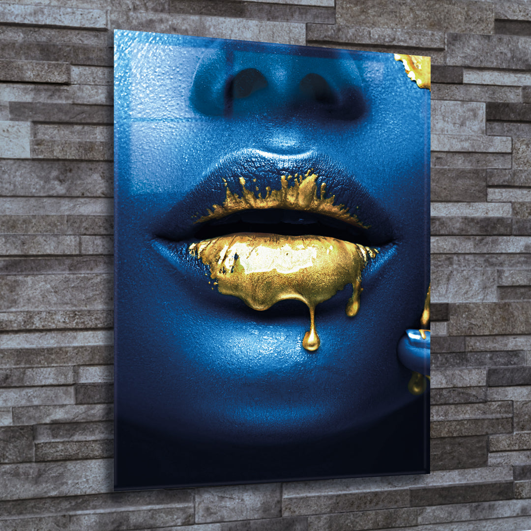 Acrylic Modern Wall Art Lips - Portrait Series - Acrylic Wall Art - Picture Photo Printing Artwork - Multiple Size Options - egraphicstore