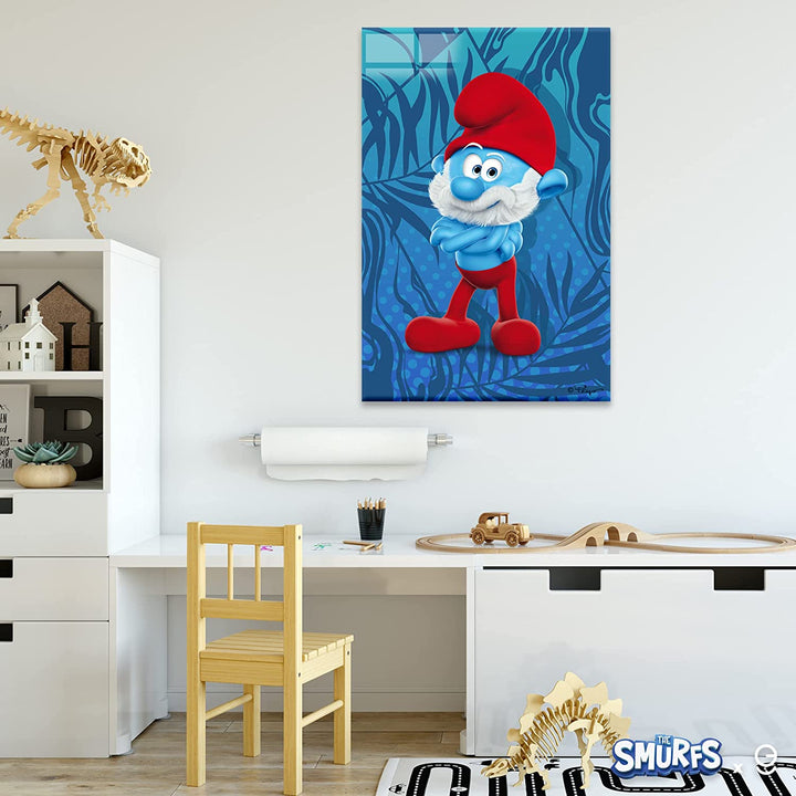 The Smurfs Acrylic Frame Modern Wall Art - EGD X The Smurfs Series - Prime Collection - Interior Design - Acrylic Wall Art - Picture Photo Printing Artwork - Multiple Size Options (EGDTS025) - egraphicstore