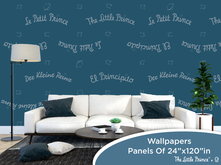 The Little Prince Peel and Stick Wallpaper - EGD X The Little Prince Series - Prime Collection - Theme Wallpaper Mural for Interior Design (EGDLP001) - egraphicstore