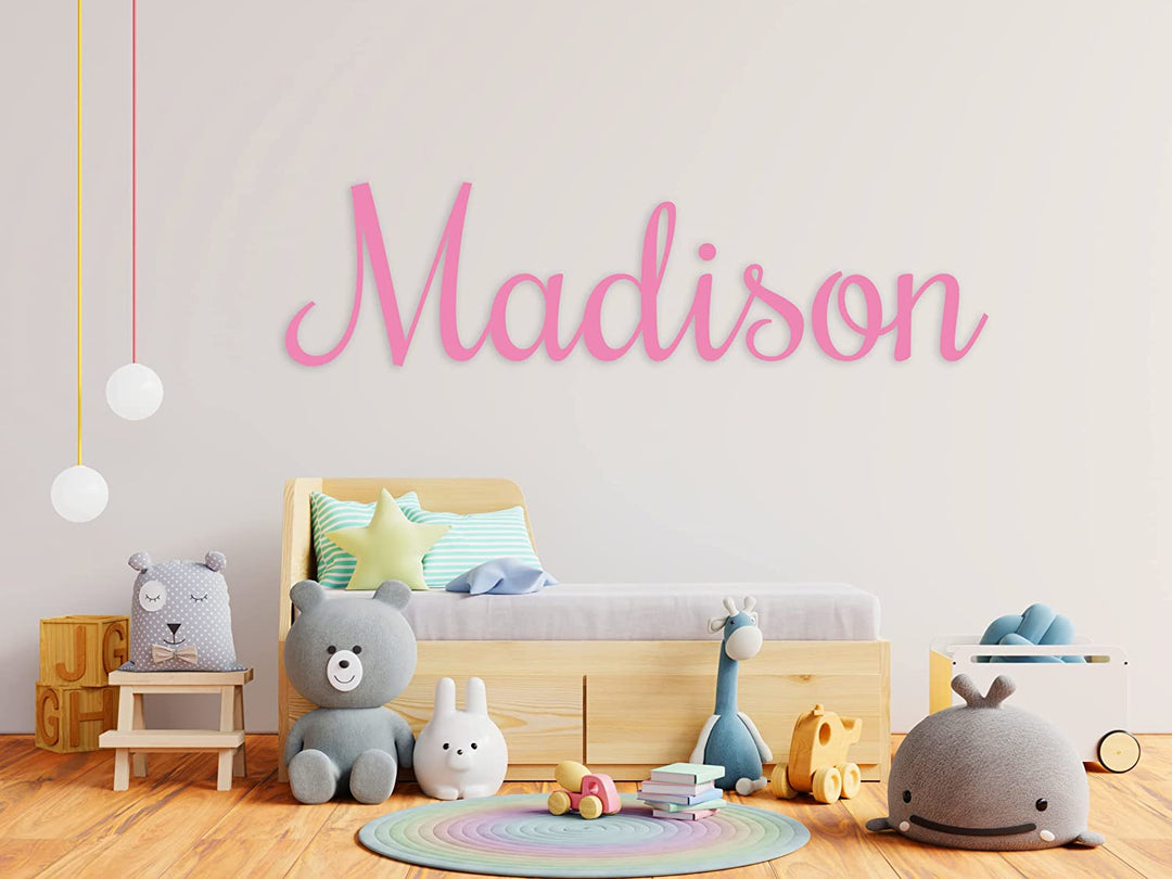 Multiple Font Custom Name Nursery Wall Decal - Mural Wall Decal Sticker for Home Children's Bedroom, Car & Laptop - egraphicstore