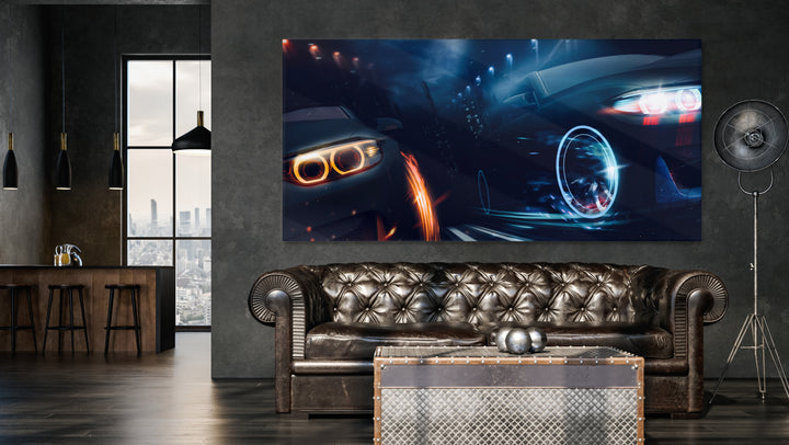 Acrylic Modern Wall Art Futuristic Car Concept - Super Sport Car Series - Modern Interior Design - Acrylic Wall Art - Picture Photo Printing Artwork - Multiple Size Options - egraphicstore