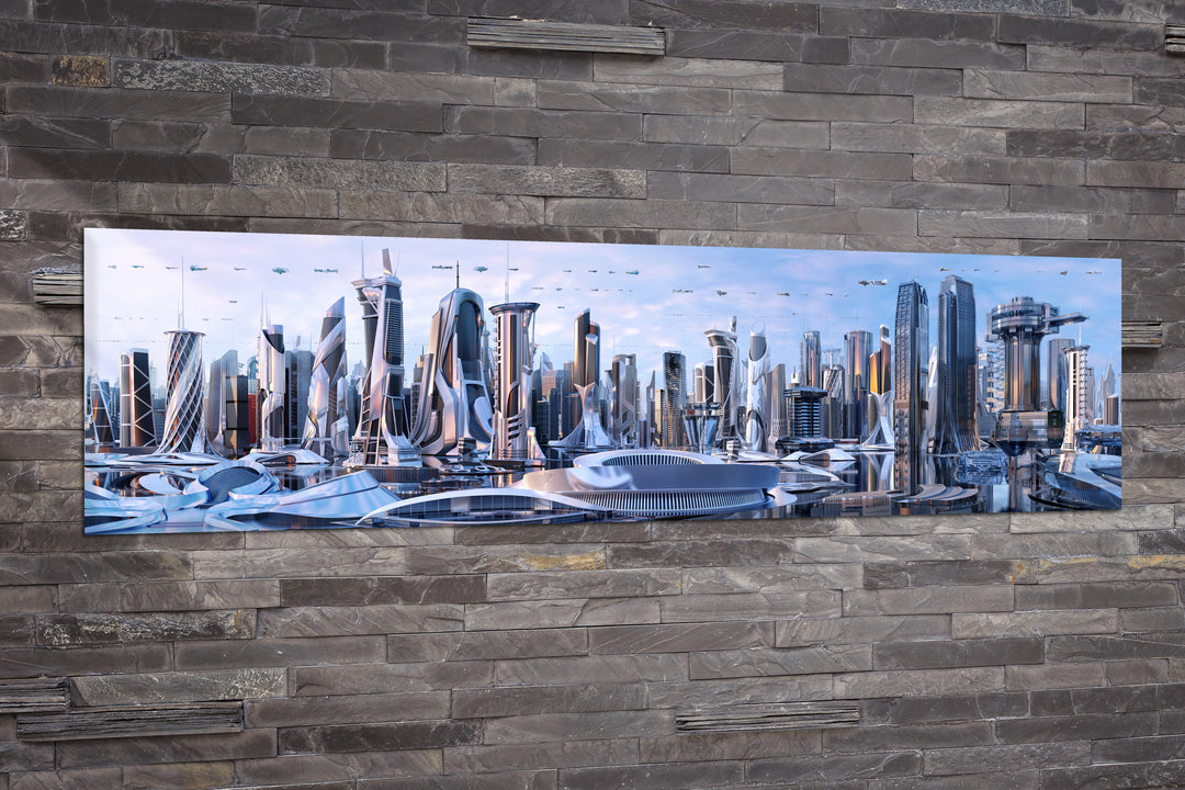 Acrylic Modern Wall Art Futurist City - Iconic World Cities Series - Modern Interior Design - Acrylic Wall Art - Picture Photo Printing Artwork - Multiple Size Options - egraphicstore