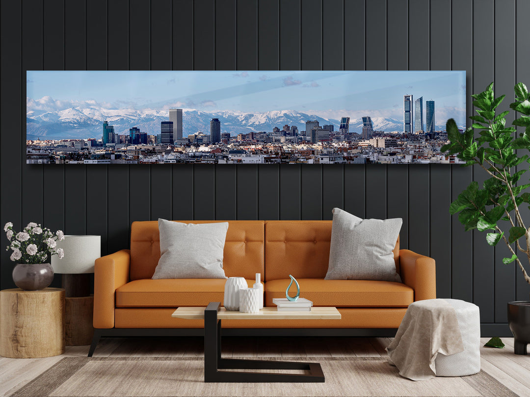 Acrylic Modern Wall Art Madrid, Spain - Iconic World Cities Series - Modern Interior Design - Acrylic Wall Art - Picture Photo Printing Artwork - Multiple Size Options - egraphicstore