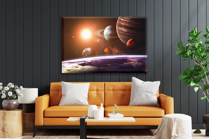 Acrylic Glass Frame Modern Wall Art, Space Objects - Galaxy Series - Interior Design - Acrylic Wall Art - Picture Photo Printing Artwork - Multiple Size Options - egraphicstore