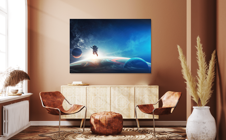 Acrylic Glass Frame Modern Wall Art, Outer Space - Galaxy Series - Interior Design - Acrylic Wall Art - Picture Photo Printing Artwork - Multiple Size Options - egraphicstore